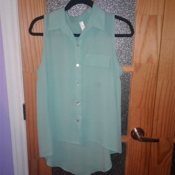 ❤️MINT GREEN HIGH LOW TOP - Picture 1 of 5